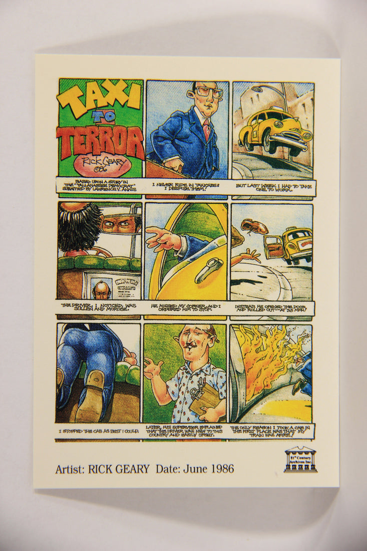 National Lampoon 1993 Trading Card #88 Taxi To Terror - June 1986 ENG L018633