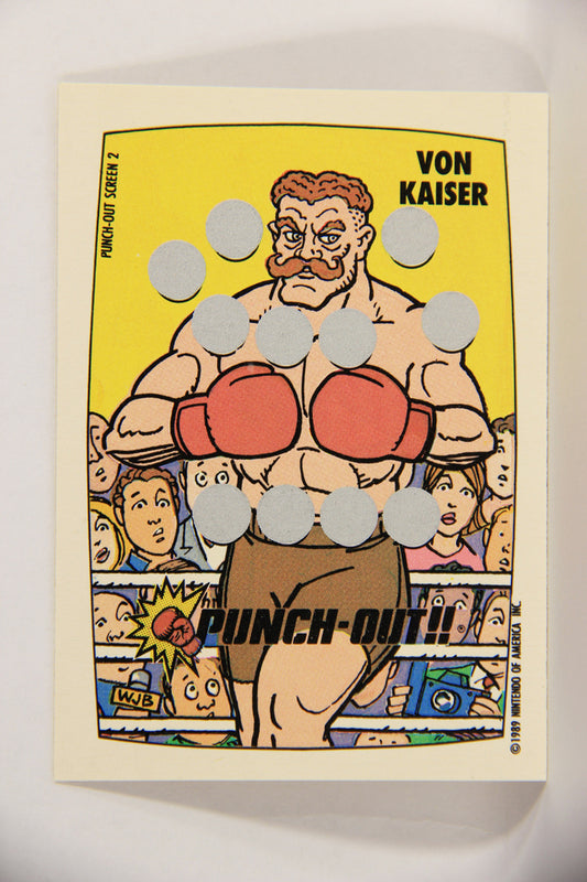 Nintendo Punch-Out 1989 Scratch-Off Card Screen #2 Of 10 ENG L018636