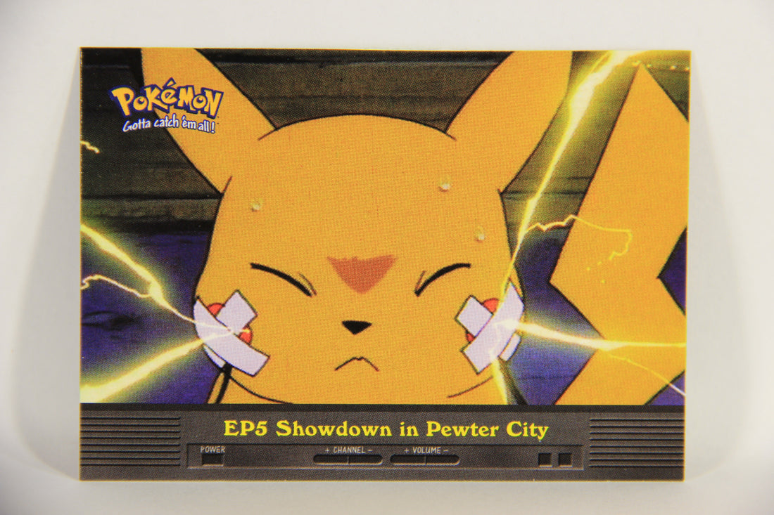 Pokémon Card TV Animation #EP5 Showdown In Pewter City Blue Logo 1st Print ENG L018642