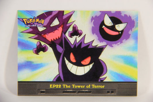 Pokémon Card TV Animation #EP22 The Tower Of Terror Blue Logo 1st Print ENG L018645