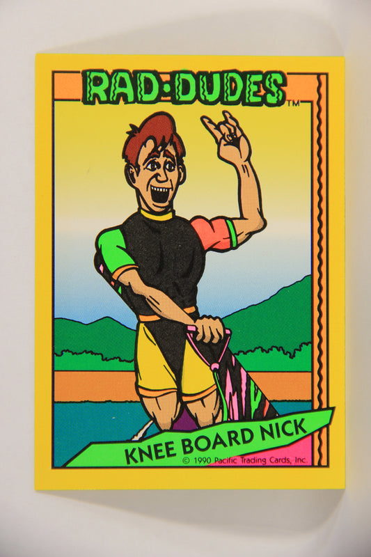 Rad-Dudes 1990 Trading Card #45 Knee Board Nick L018655