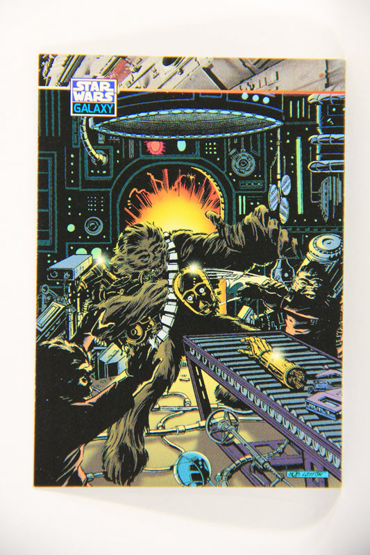 Star Wars Galaxy 1994 Topps Trading Card #153 Ugnaughts At Work Artwork ENG L018656