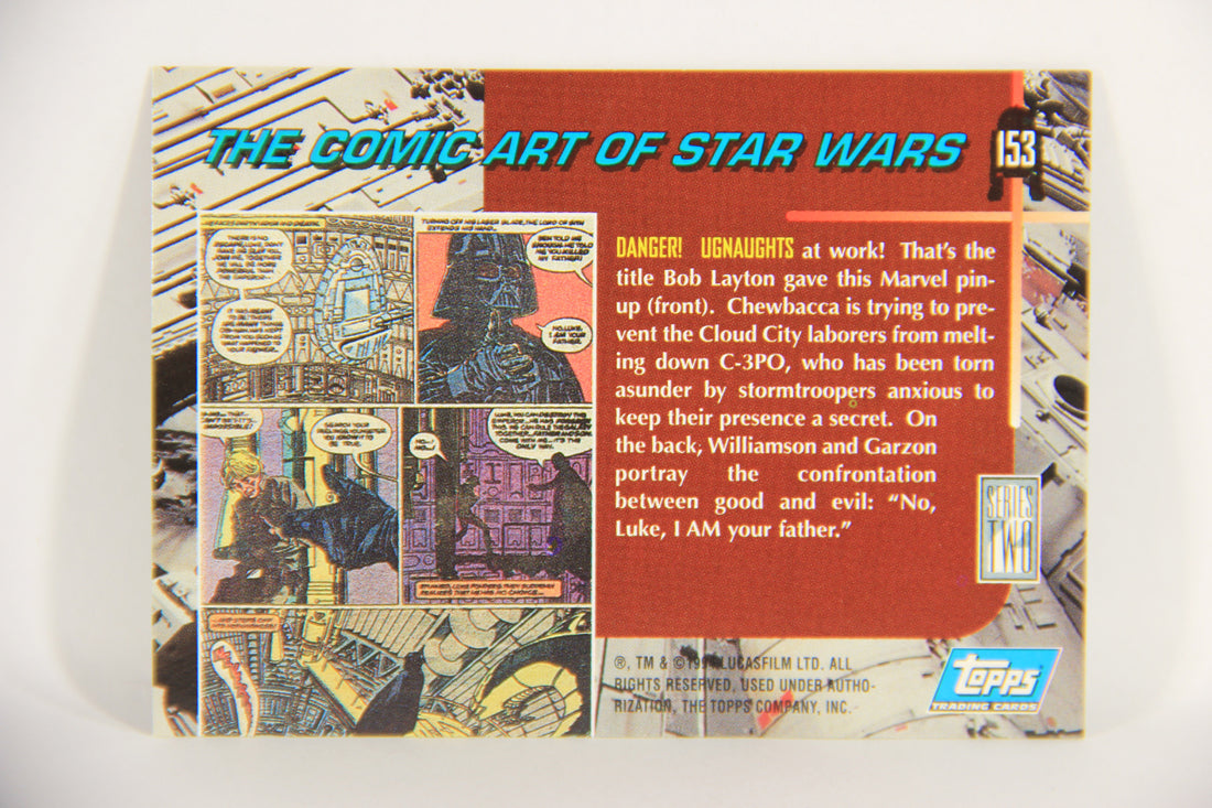 Star Wars Galaxy 1994 Topps Trading Card #153 Ugnaughts At Work Artwork ENG L018656