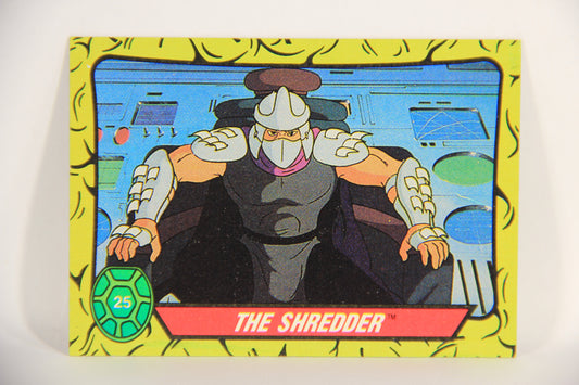 Teenage Mutant Ninja Turtles 1989 Trading Card #25 The Shredder ENG L018662