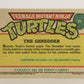 Teenage Mutant Ninja Turtles 1989 Trading Card #25 The Shredder ENG L018662