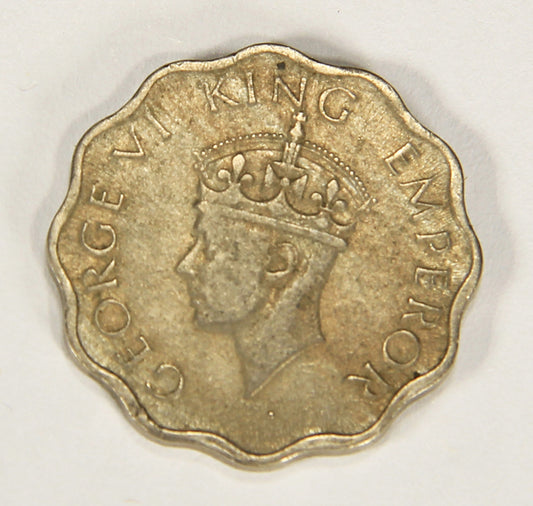 1946 (b) India British 1 Anna King George VI - Mumbai Bombay Coin L018683