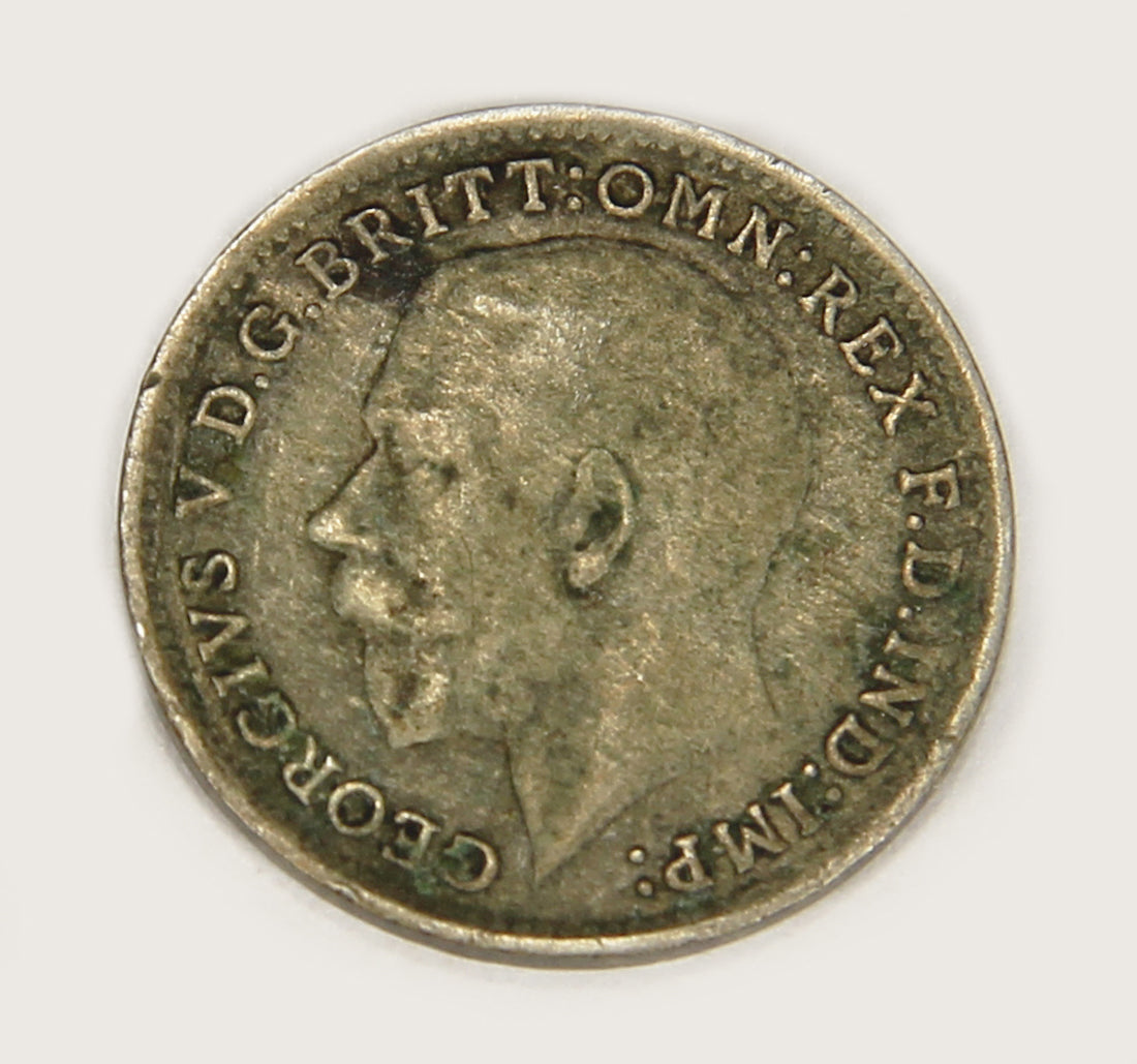 1920 Great Britain 3 Pence George V - KM#813 Silver Coin .925 Three Pence L018692