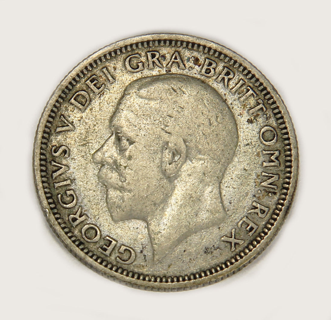 1928 Great Britain One Shilling George V - KM#833 Silver Coin 1 Shilling L018695