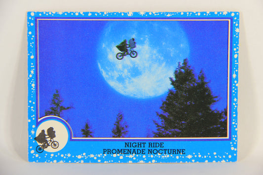 E.T. The Extra-Terrestrial 1982 Trading Card #45 Night Ride FR-ENG OPC L018705