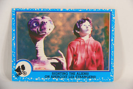 E.T. The Extra-Terrestrial 1982 Trading Card #69 Sighting The Aliens FR-ENG OPC L018706