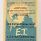 E.T. The Extra-Terrestrial 1982 Trading Card #71 Cosmic Landing FR-ENG OPC L018707