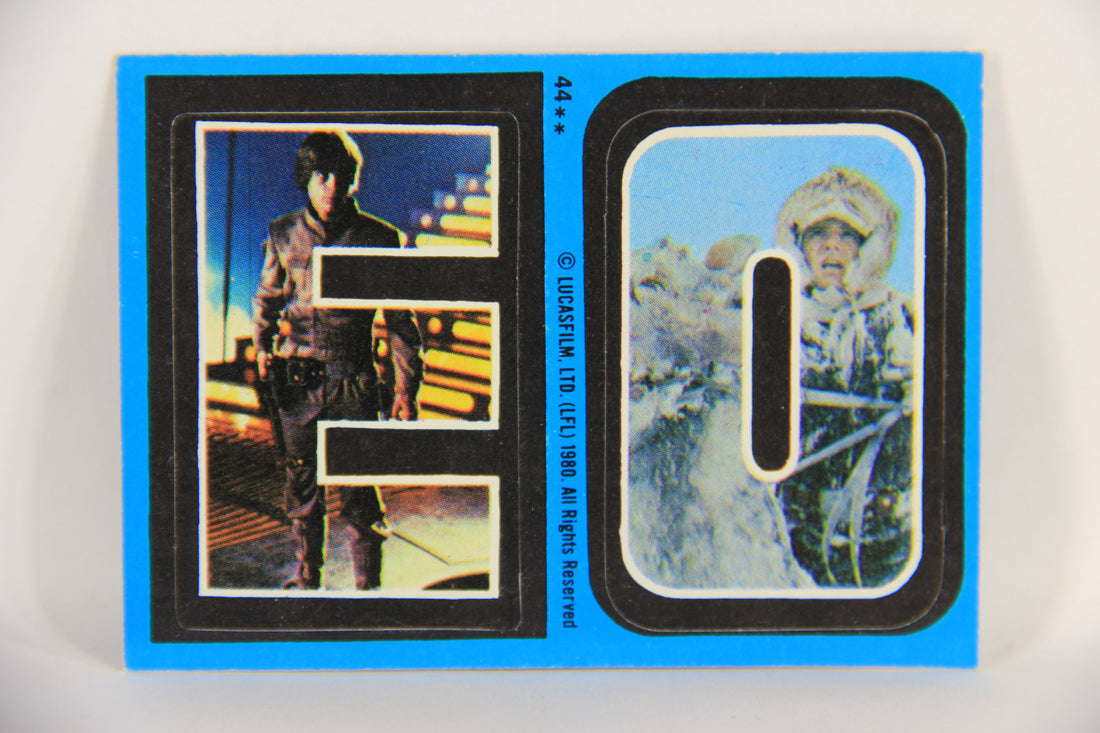 Star Wars Empire Strikes Back Trading Card Sticker #44 Luke's Last Stand ENG L018718