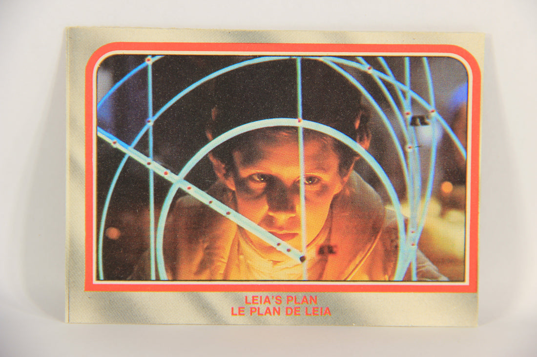 Star Wars Empire Strikes Back 1980 Trading Card #19 Leia's Plan FR-ENG OPC L018724