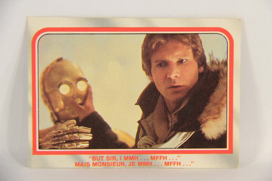 Star Wars Empire Strikes Back 1980 Card #22 But Sir I MMH MFFH FR-ENG OPC L018725