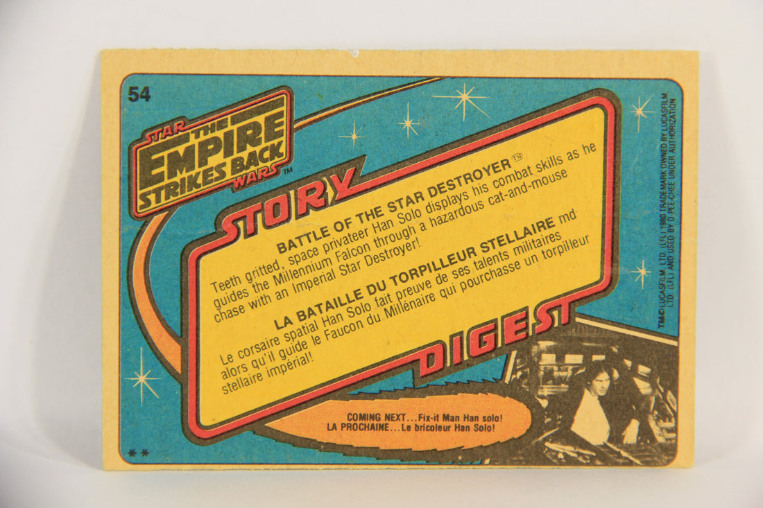 Star Wars Empire Strikes Back Card #54 Battle Of The Star Destroyer FR-ENG OPC L018737