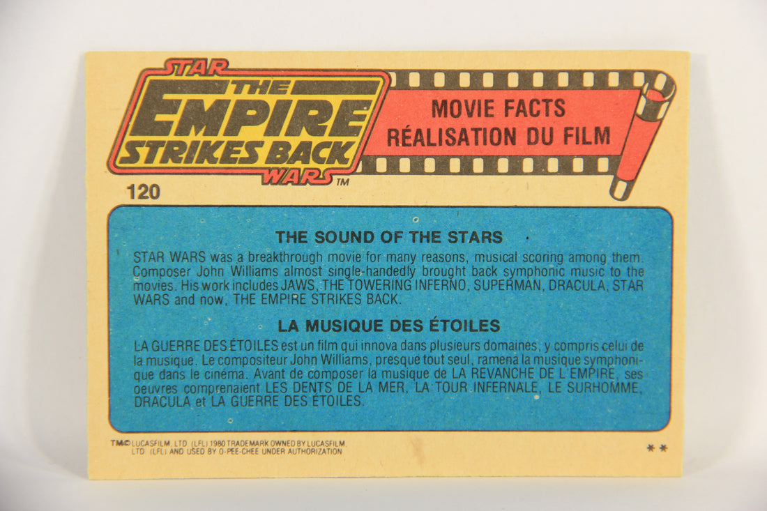 Star Wars Empire Strikes Back 1980 Card #120 Snow Walkers FR-ENG OPC L018754