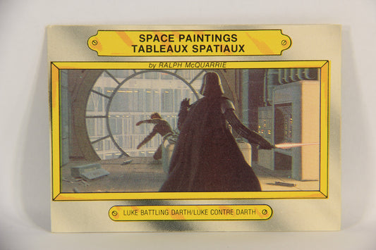 Star Wars Empire Strikes Back Trading Card #127 Luke Battling Darth FR-ENG OPC L018756