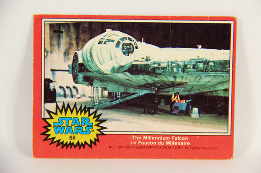 Star Wars 1977 Trading Card #68 The Millennium Falcon FR-ENG O-Pee-Chee L018758