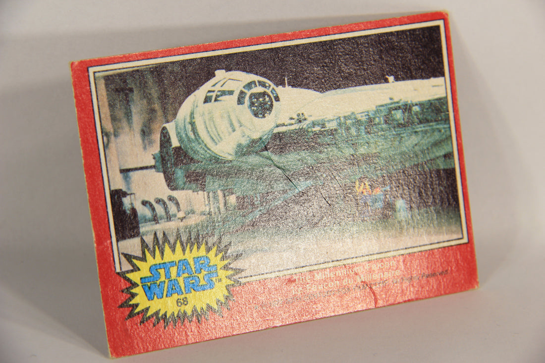 Star Wars 1977 Trading Card #68 The Millennium Falcon FR-ENG O-Pee-Chee L018758