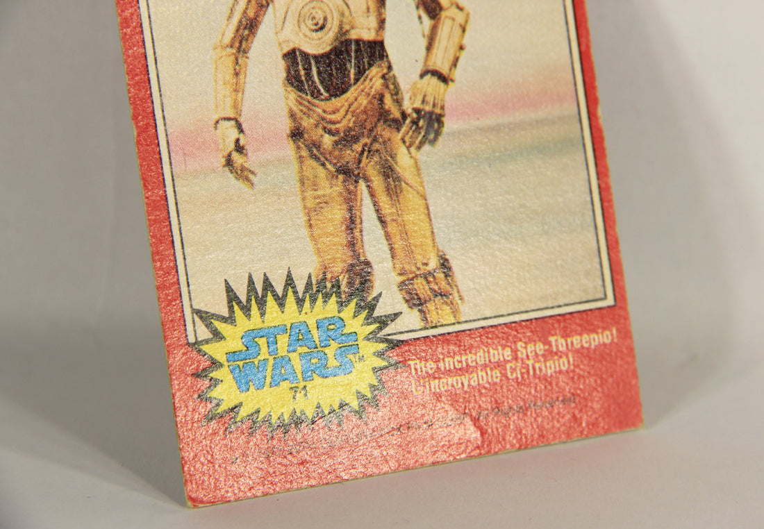 Star Wars 1977 Trading Card #71 The Incredible See-Threepio FR-ENG OPC L018761