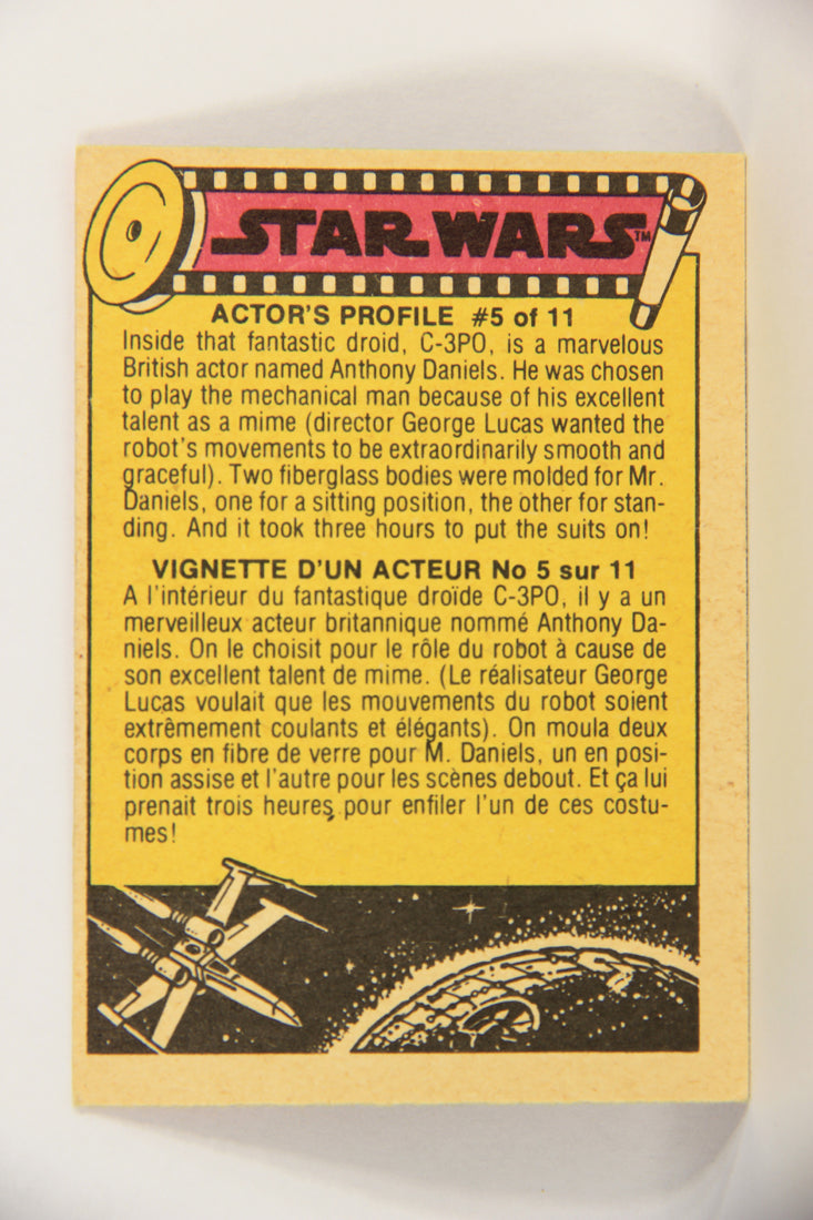 Star Wars 1977 Trading Card #97 Meeting At The Cantina FR-ENG O-Pee-Chee L018787