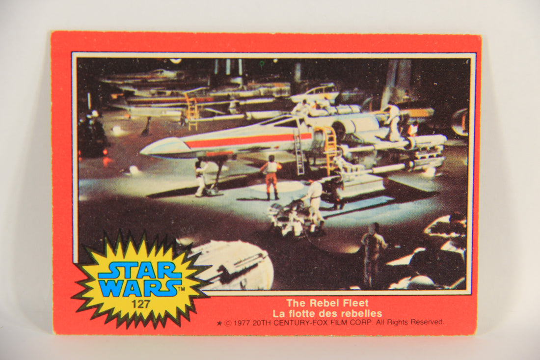 Star Wars 1977 Trading Card #127 The Rebel Fleet FR-ENG O-Pee-Chee L018817