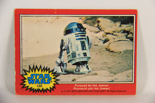 Star Wars 1977 Trading Card #130 Pursued By The Jawas FR-ENG OPC L018820