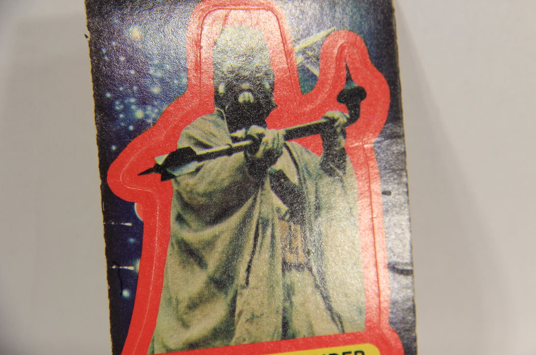 Star Wars 1977 Sticker Card #14 The Tusken Raider ENG O-Pee-Chee L018823