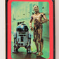 Star Wars 1977 Sticker Card #20 R2-D2 And C-3PO ENG Topps L018826