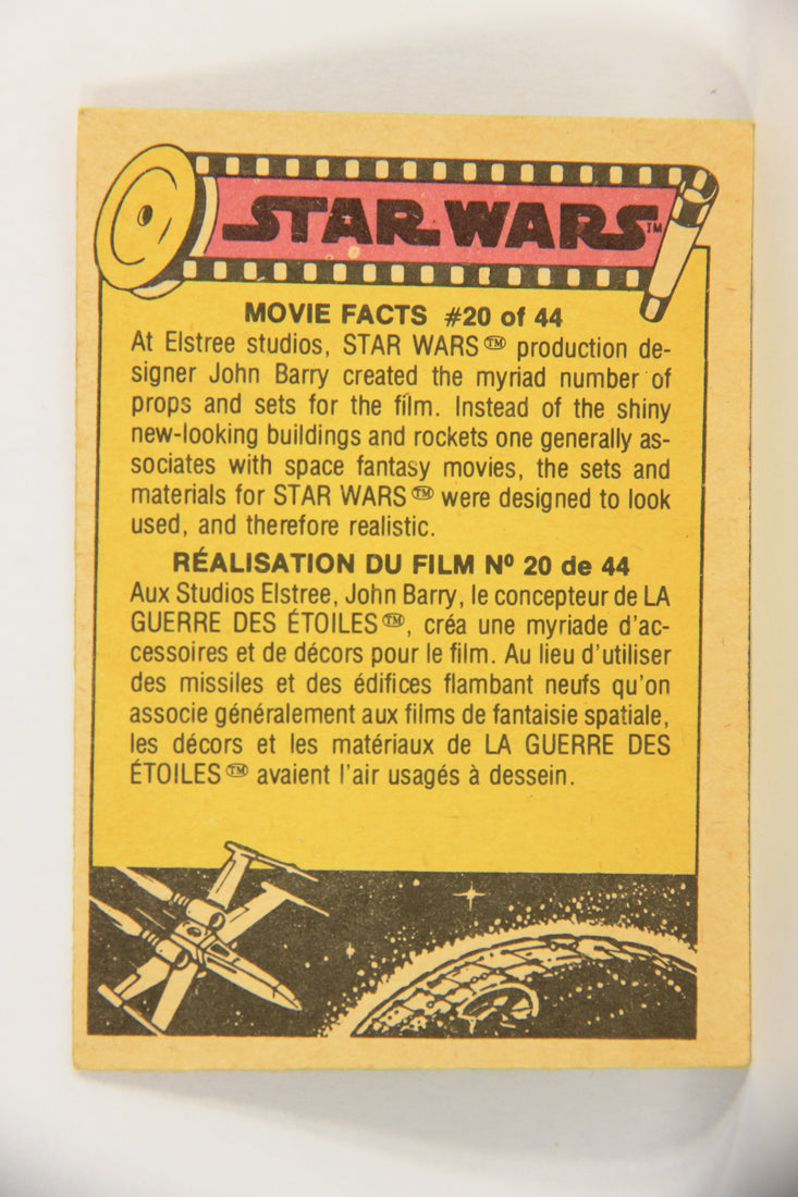 Star Wars 1977 Trading Card #146 A Stormtrooper Is Blasted FR-ENG OPC L018829