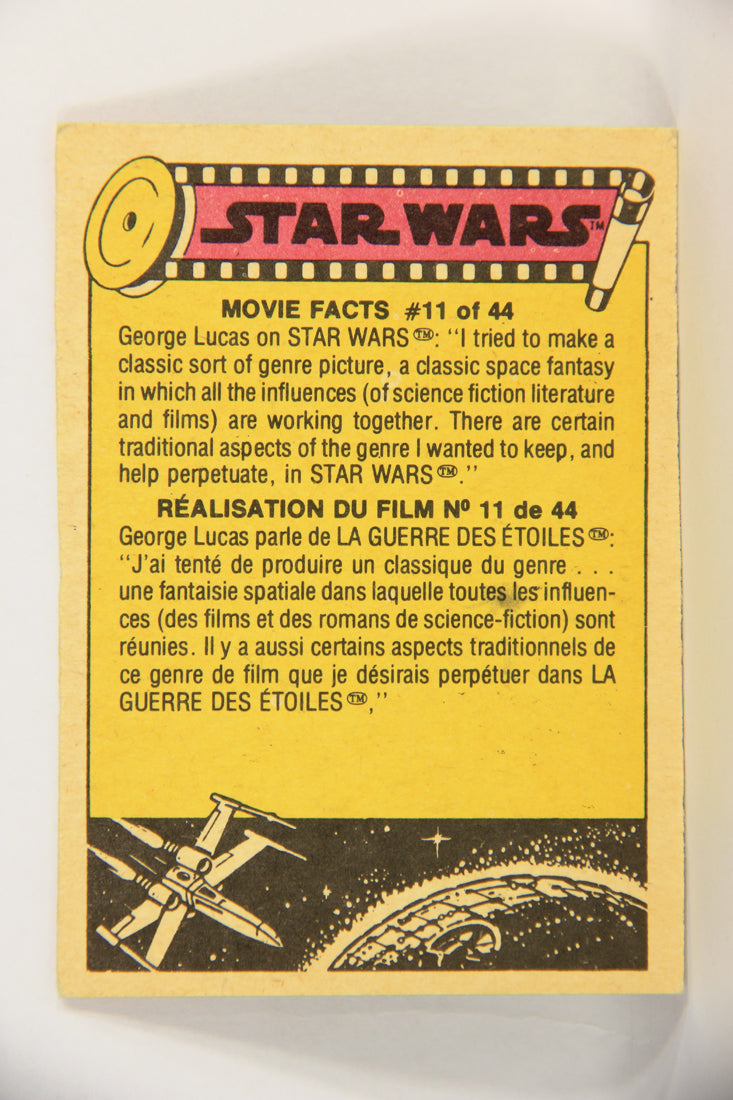 Star Wars 1977 Card #150 Han And Leia Quarrel About The Escape Plan FR-ENG OPC L018831