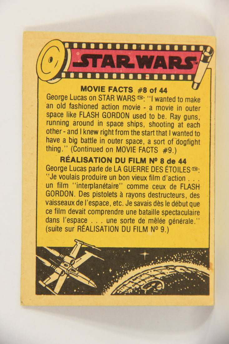 Star Wars 1977 Card #165 Discussing The Death Star's Future FR-ENG OPC L018836