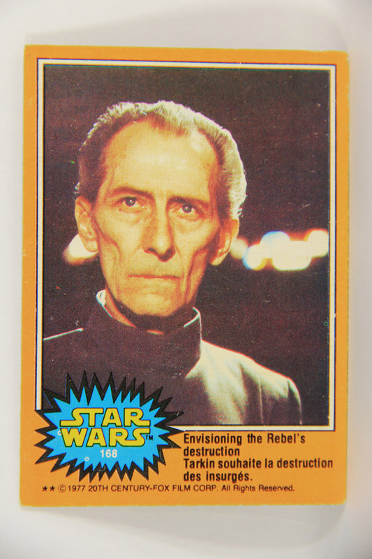 Star Wars 1977 Card #168 Envisioning The Rebel's Destruction FR-ENG OPC L018838