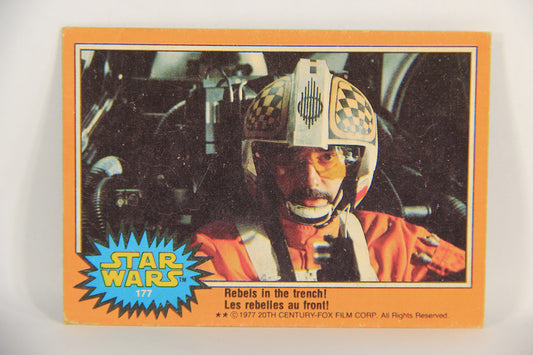 Star Wars 1977 Trading Card #177 Rebels In The Trench FR-ENG OPC L018842