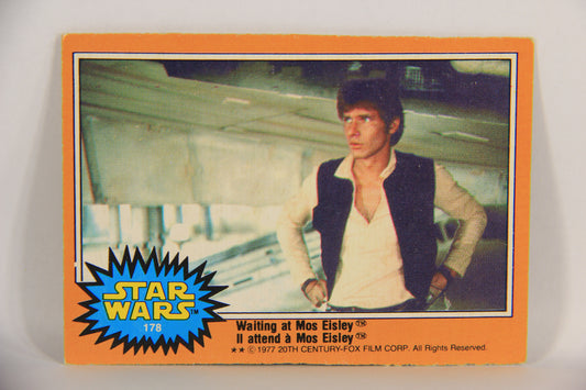 Star Wars 1977 Trading Card #178 Waiting At Mos Eisley FR-ENG OPC L018843