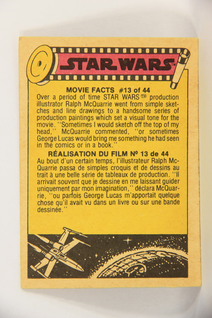 Star Wars 1977 Trading Card #187 R2-D2 (Kenny Baker) FR-ENG OPC L018847