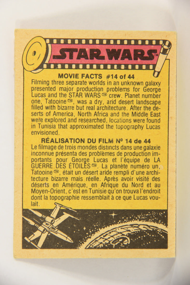 Star Wars 1977 Trading Card #195 Fury Of The Tusken Raider FR-ENG OPC L018853