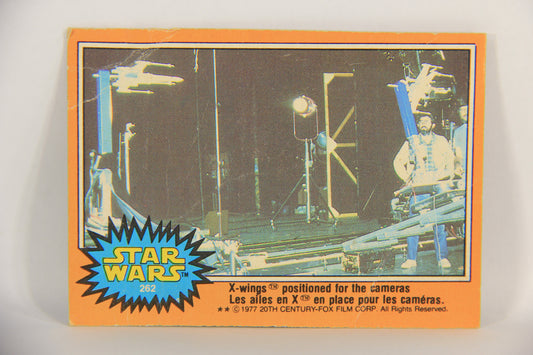 Star Wars 1977 Card #262 X-Wings Positioned For The Cameras FR-ENG OPC L018886