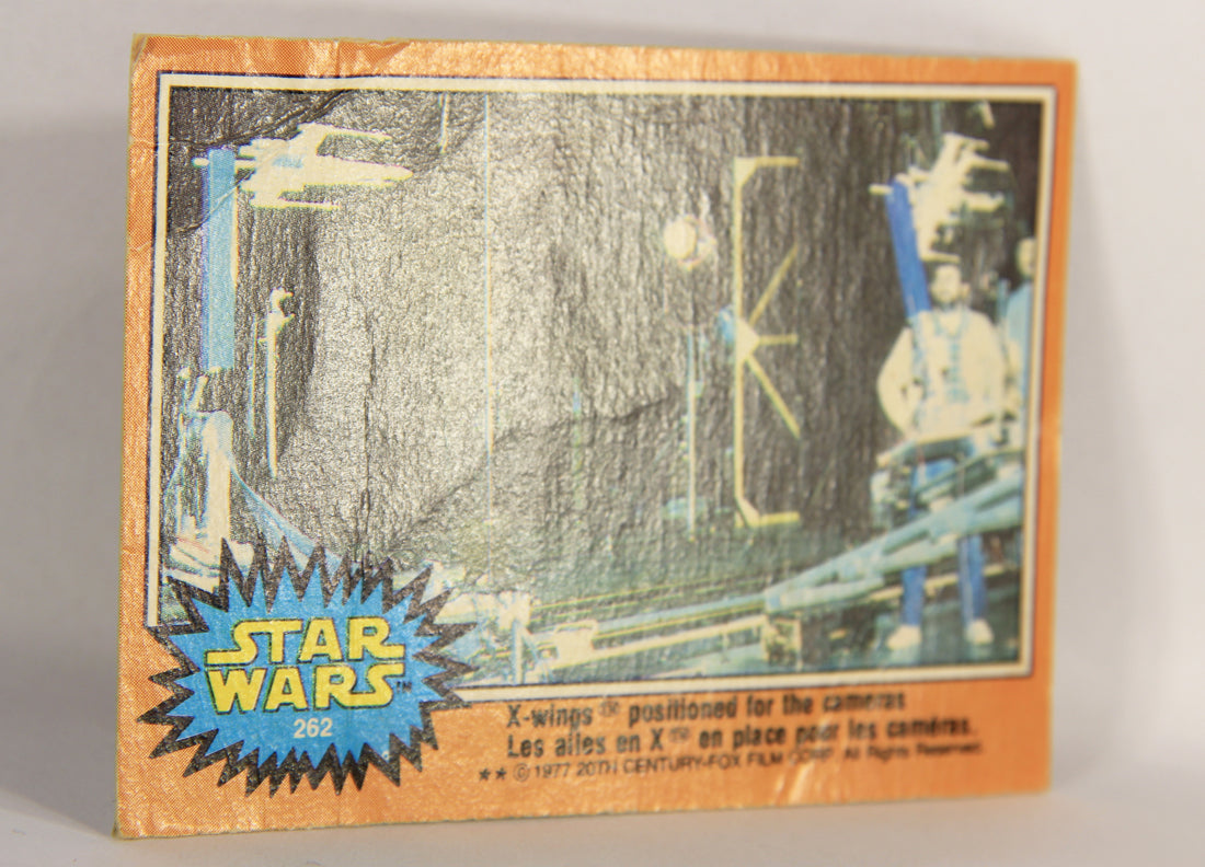 Star Wars 1977 Card #262 X-Wings Positioned For The Cameras FR-ENG OPC L018886