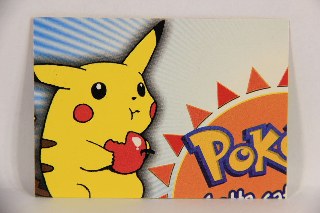 Pokémon Card TV Animation #P01 Of 06 Pikachu And Jesse Blue Logo 1st Print Puzzle ENG L018929