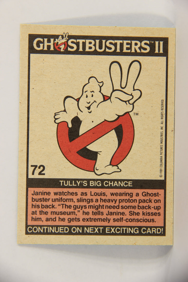 Ghostbusters II 1989 Trading Card #72 Tully's Big Chance L018956