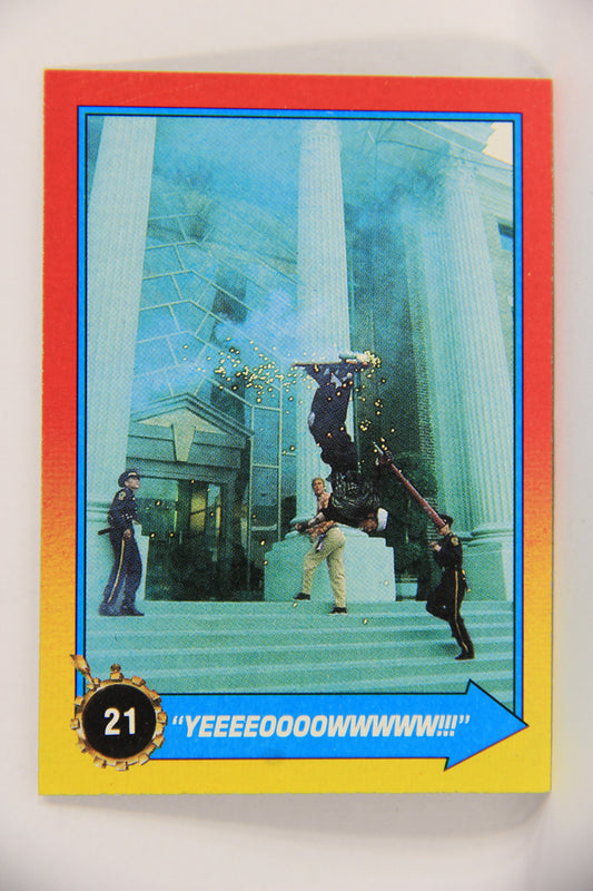 Back To The Future II 1989 Trading Card #21 Yeeeeoooowwwww L018964