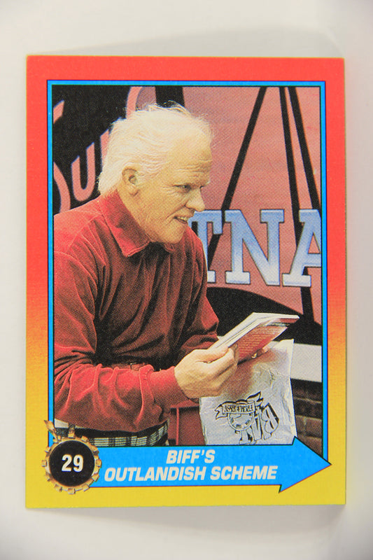 Back To The Future II 1989 Trading Card #29 Biff's Outlandish Scheme L018965