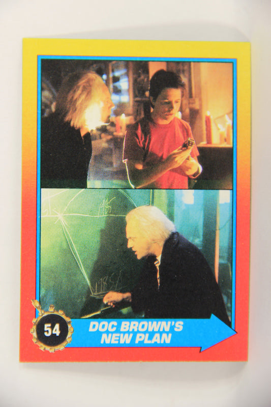 Back To The Future II 1989 Trading Card #54 Doc Brown's New Plan L018967