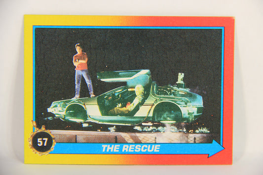 Back To The Future II 1989 Trading Card #57 The Rescue L018969