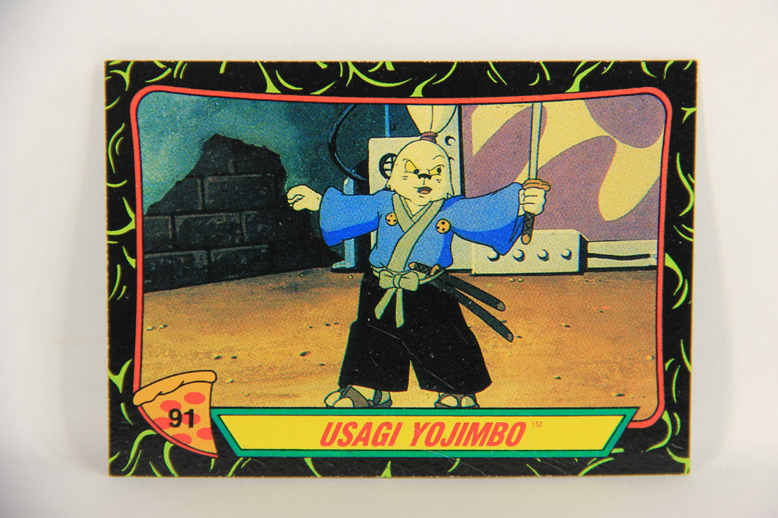 Teenage Mutant Ninja Turtles 2nd Series 1989 Trading Card #91 Usagi Yojimbo L018987