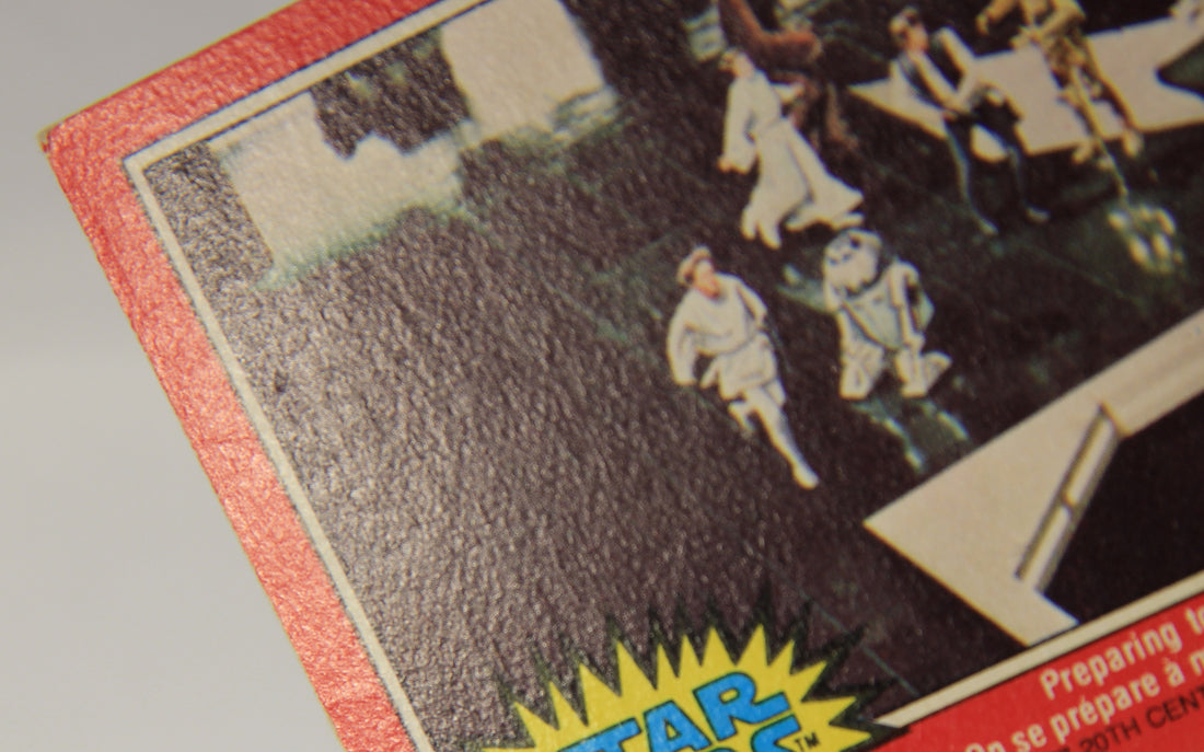 Star Wars 1977 Card #79 Preparing To Board Solo's Spaceship FR-ENG OPC L019032
