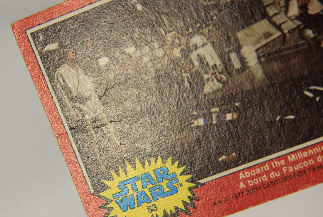 Star Wars 1977 Trading Card #83 Aboard The Millennium Falcon FR-ENG OPC L019034