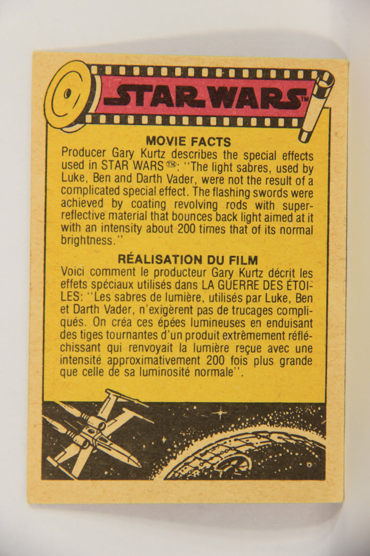 Star Wars 1977 Trading Card #95 Sighting Artoo-Detoo FR-ENG O-Pee-Chee L019037
