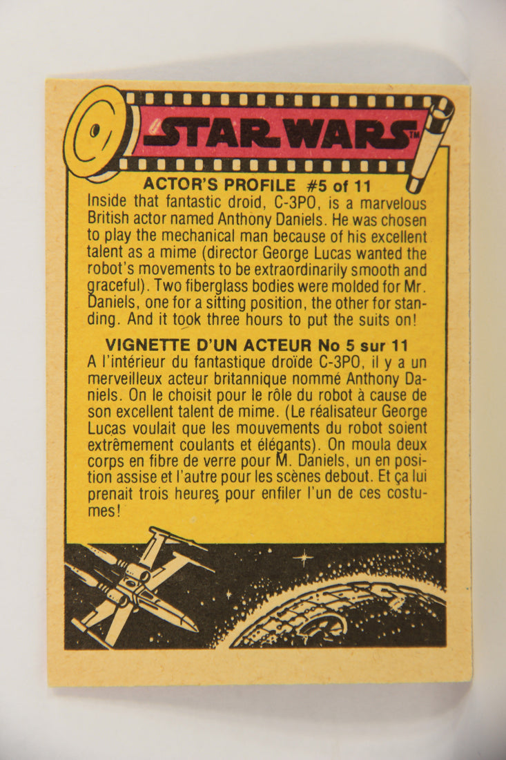 Star Wars 1977 Trading Card #97 Meeting At The Cantina FR-ENG O-Pee-Chee L019038